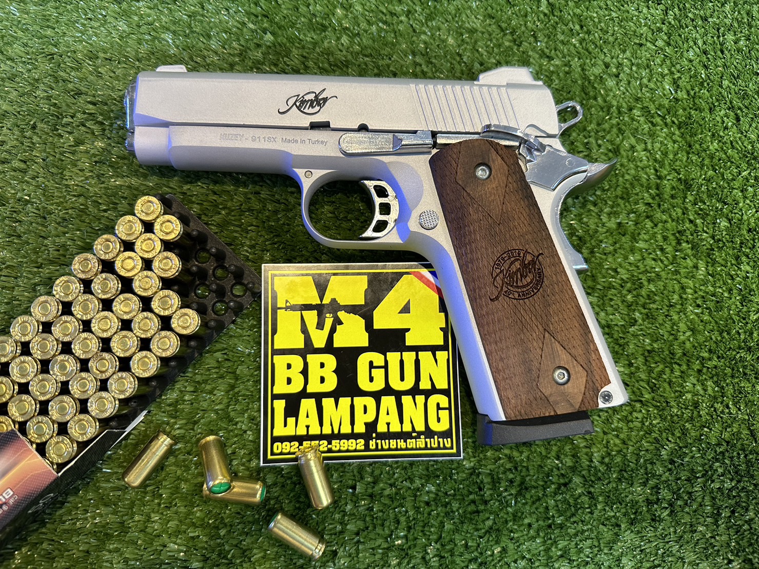 KUZEY M1911 ลาย KIMBER ลำกล้อง 4" สีซาติน