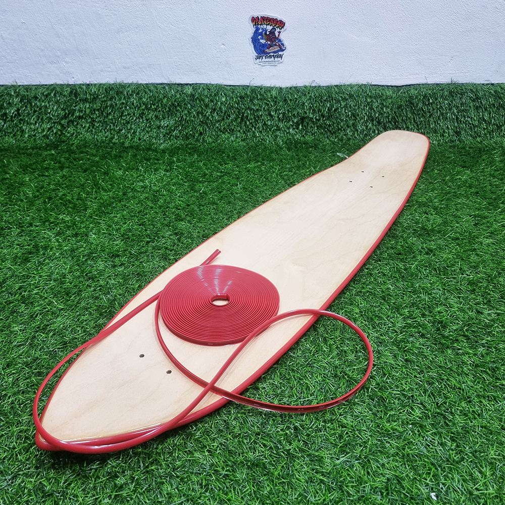 [0302] ขอบยางกันกระแทก สเก็ตบอร์ด ทุก2เมตร Free เทปใสกันน้ำ1ชิ้น Primerทำความสะอาดเพิ่มแรงยึด2ชิ้น