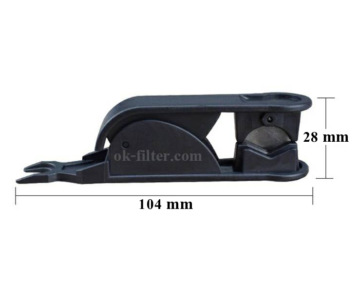 มีดตัดสายท่อน้ำ PE ขนาด 1/4"-3/8"-12 mm.