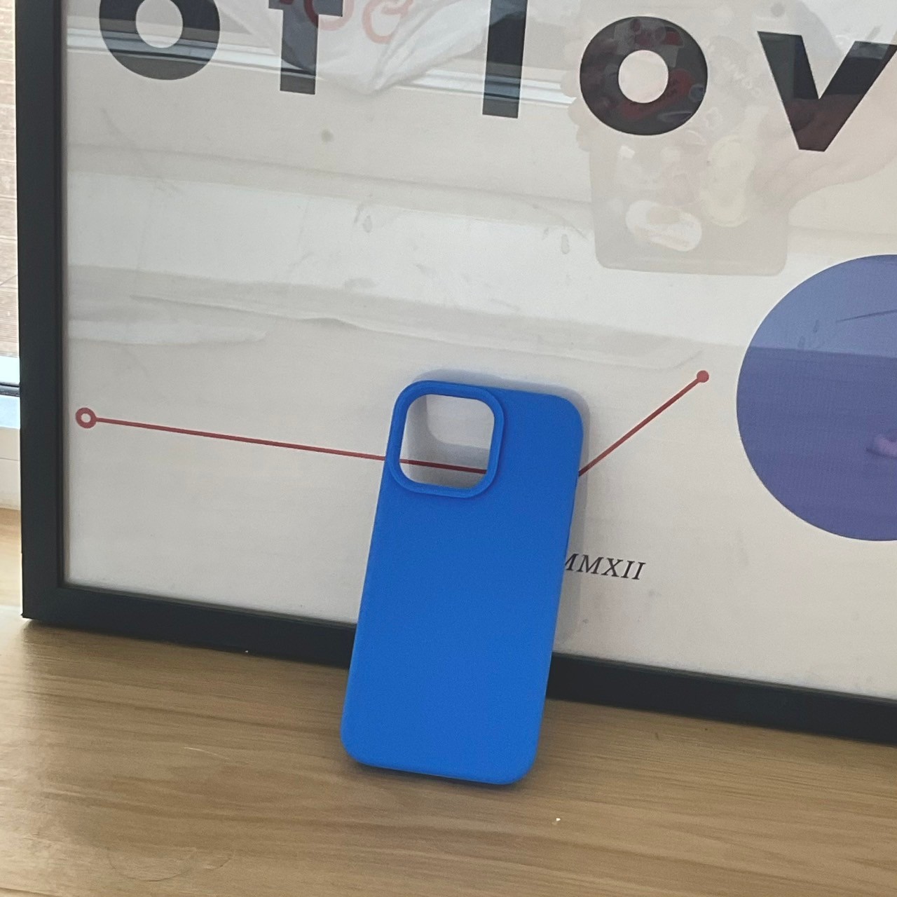 Silicone premium case v.3 (blue colors)