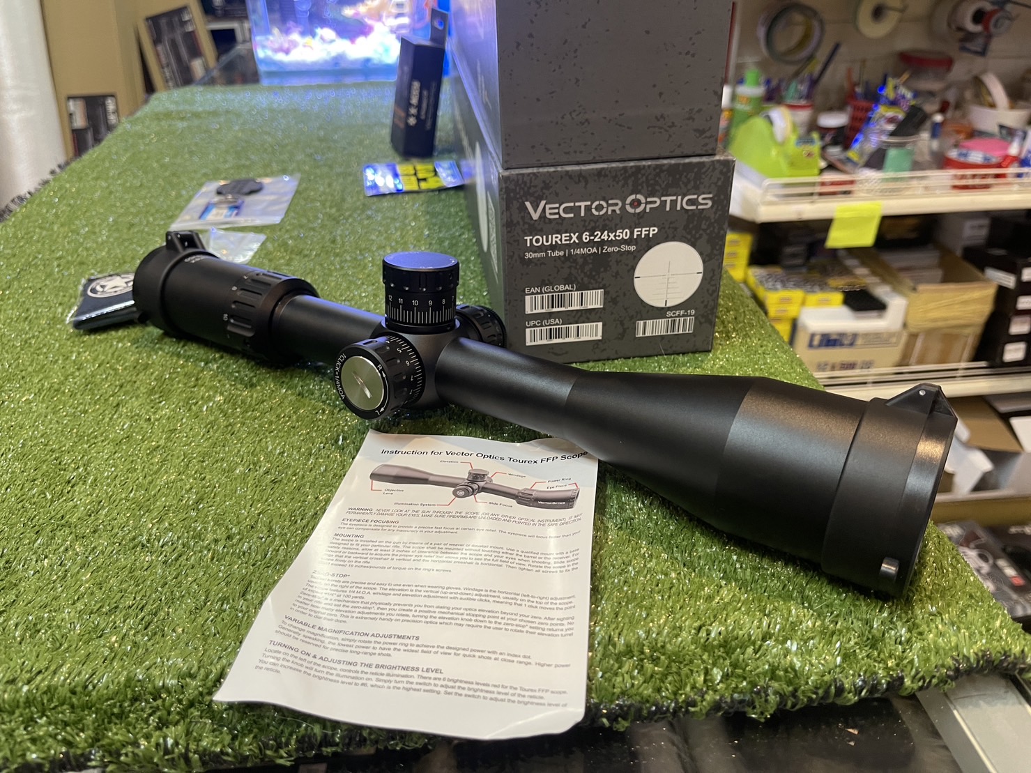 Scope:Vector Optics Tourex 6-24x50FFP