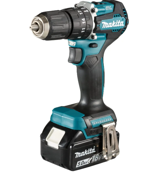 MAKITA สว่านกระแทกไร้สาย 18 โวลต์ รุ่น DHP487RFJ รวมแบตเตอรี่-แท่นชาร์จ