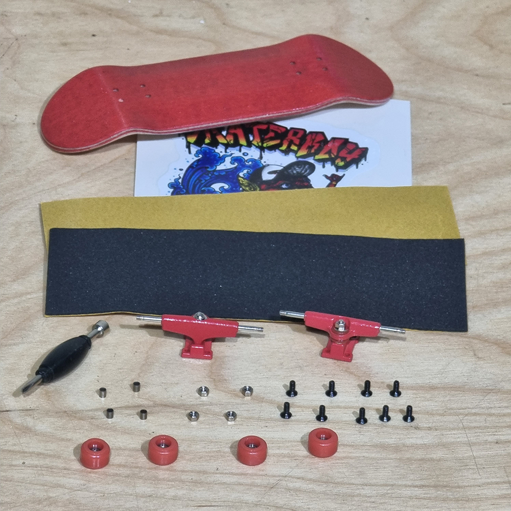 [0205] ฟิงเกอร์บอร์ด fingerboard 10x3cm สเก็ตบอร์ดนิ้ว ฝึกท่าได้เหมือนสเก็ตจริง พกไปเล่นแก้เบื่อได้ทุกทีแก้เบื่อ ฝนตก