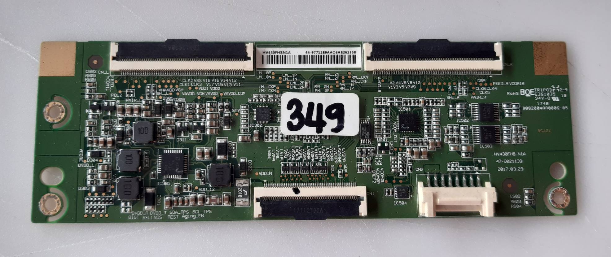 อันที่ 349 Samsung UN43J5202AK ทีคอน HV430FHBN1A