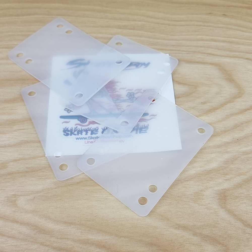 [0311] ซิลิโคน รองทรัคสเก็ตบอร์ด 1-3mm ขาดความสูงอีกนิด สีขาวขุ่น silicone rubber