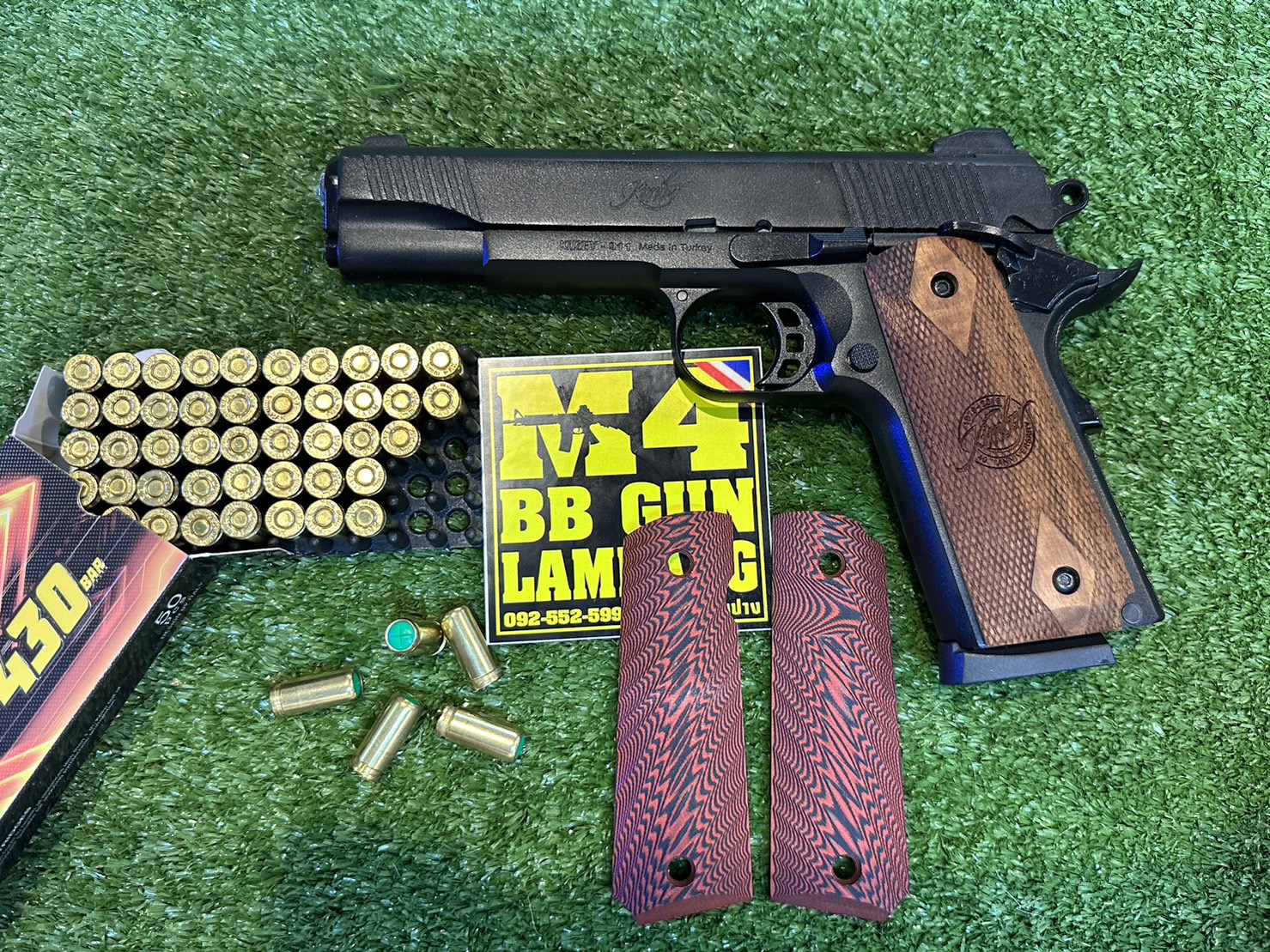 KUZEY M1911 ลาย KIMBER ลำกล้อง 5" สีดำ