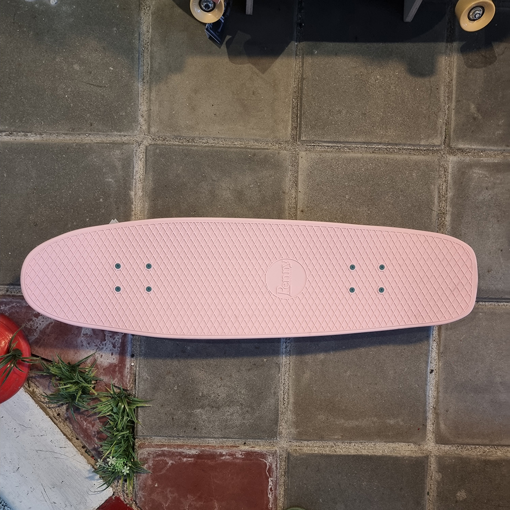 0202 สเก็ตบอร์ด Penny 32" street cruiser แปลง surfskate ใส่ Waterborne หลังไม้ Street surf skateboard