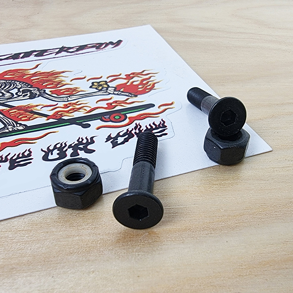 [0309] Skateboard truck mounting nut, hexagonal head, shoulder with female, size skate tool 25mm 28mm 30mm 35mm 53mm