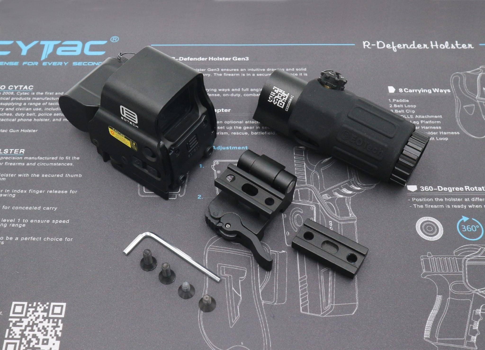 Set Eo-Tech 558 + ซูมหลังดอท รุ่น G33 (K03100)