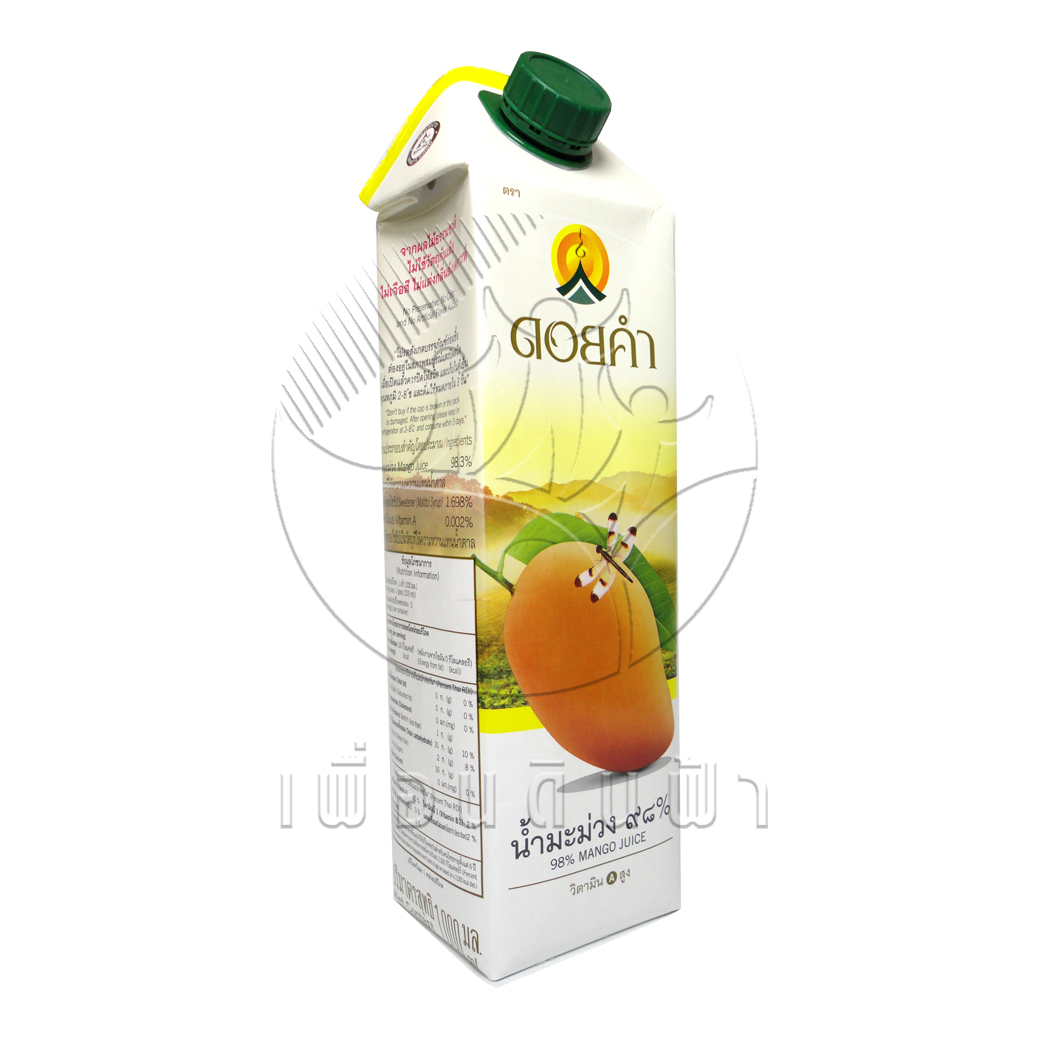 E34 ดอยคำ น้ำมะม่วง ๙๘% พร้อมดื่ม 1000ml. "เจ"