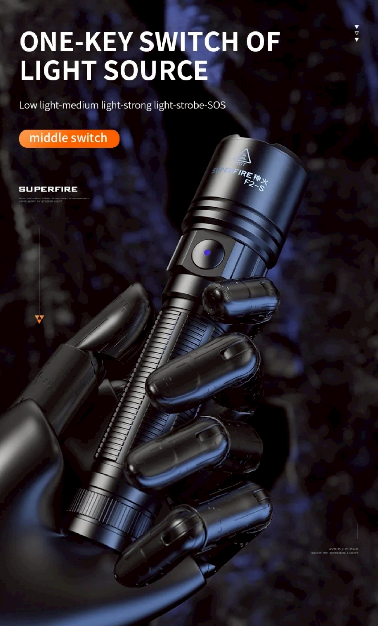 ไฟฉาย Superfire รุ่น F2-S (K0280)