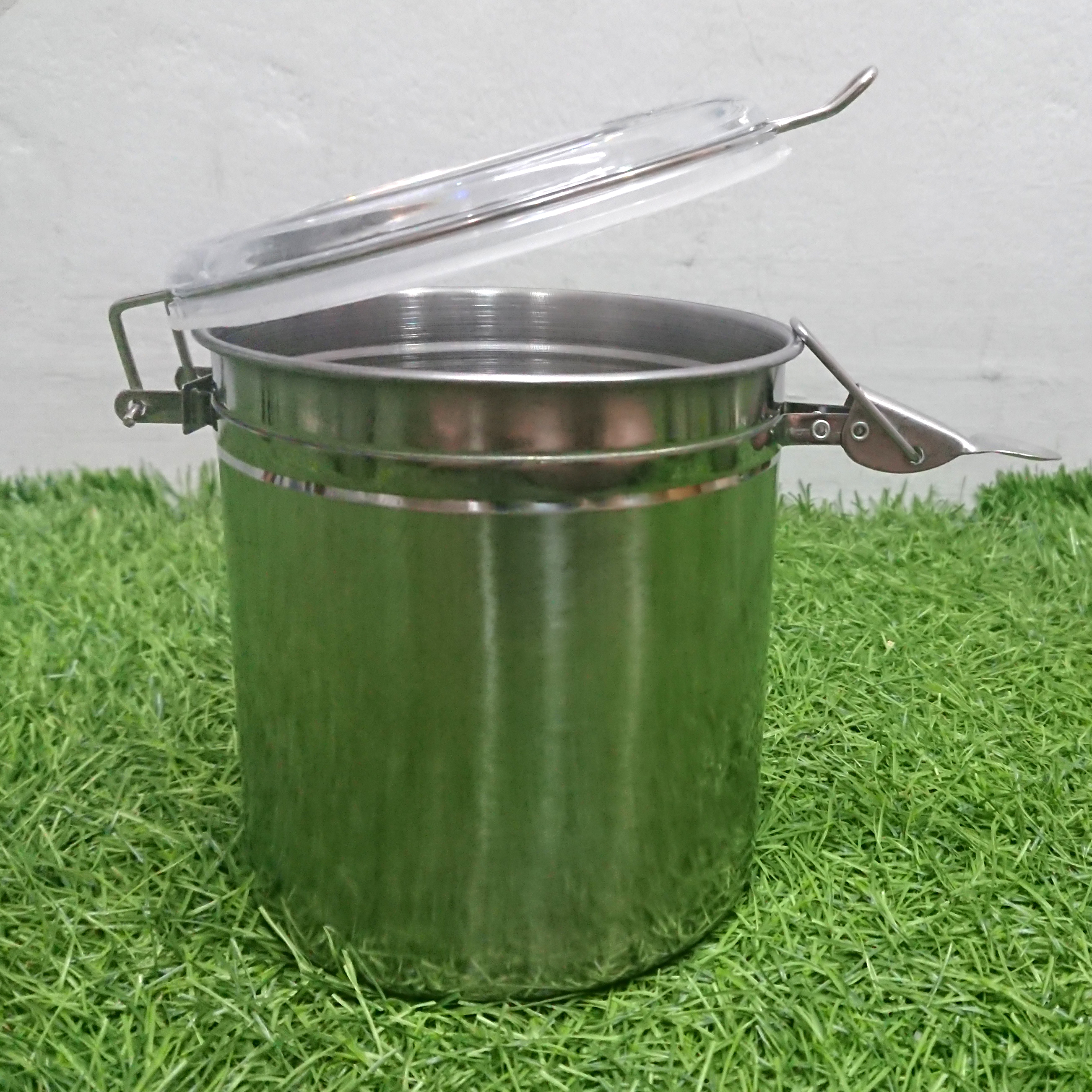 [1003] กระป๋อง Stainless steel หลายขนาด ล็อคเก็บความชื้น เก็บสมุนไพร ชา กาแฟ