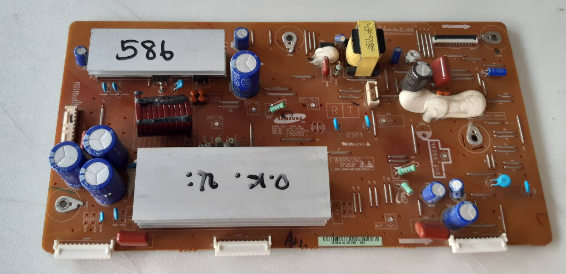 อันที่ 586 Samsung PS43E450A1R บอร์ด Y LJ41-10136A LJ92-01854A ดีเทสแล้ว