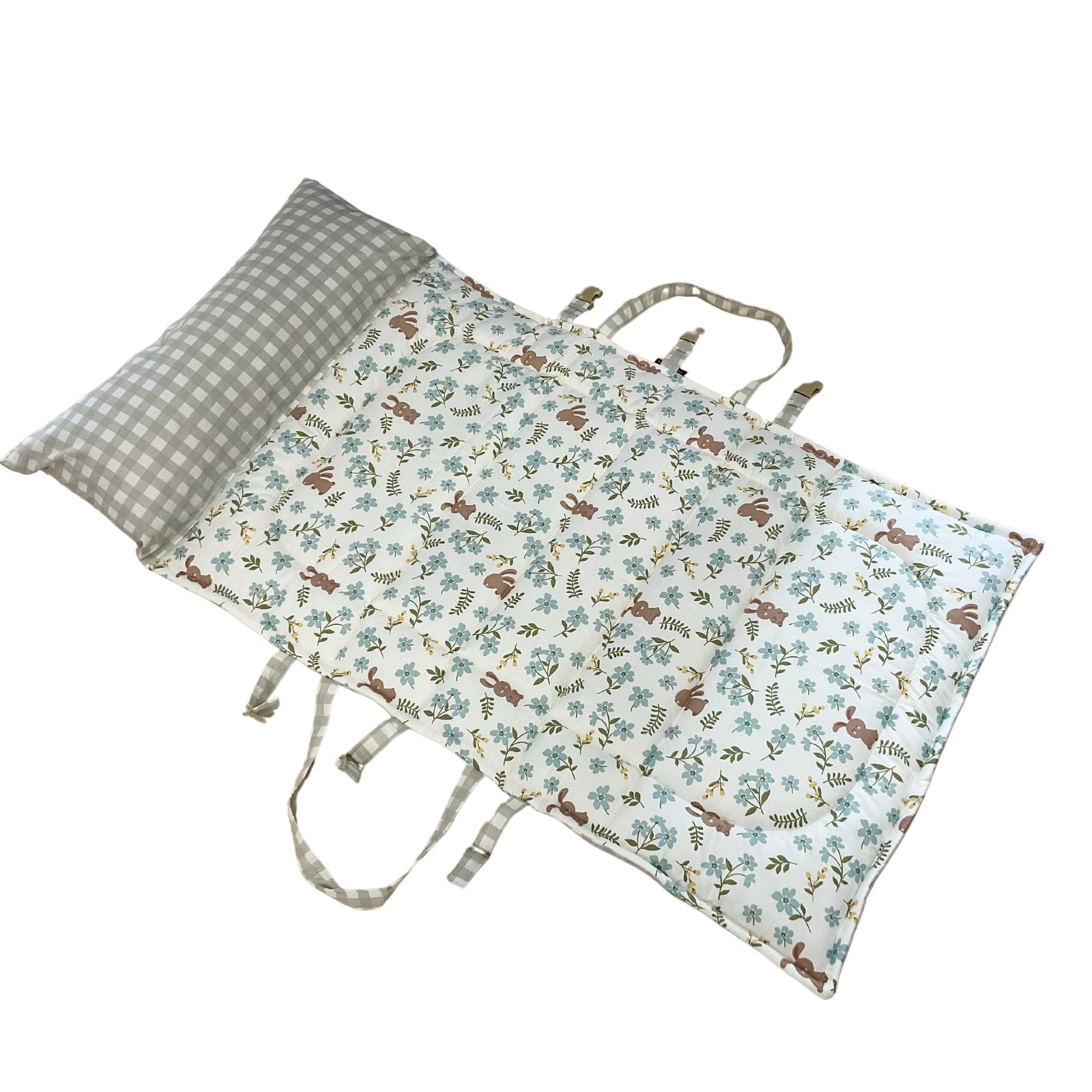 ที่นอนอนุบาล รุ่นหมอนยาวเย็บติดที่นอน (ไม่มีผ้าห่ม) lovely nap