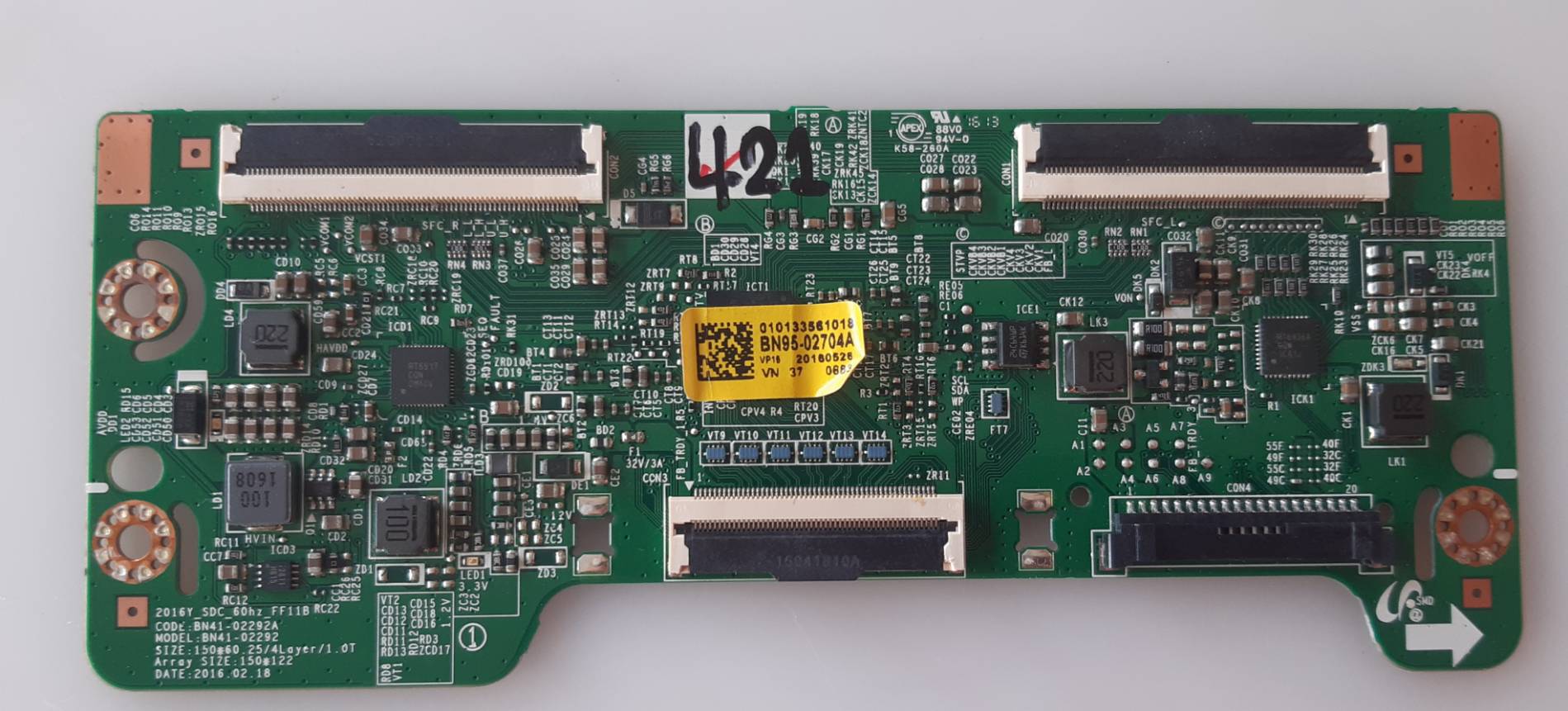 อันที่ 421 Samsung UA49K6300AK ทีคอน BN41-02292A ดีเทสแล้ว ขาย 690 บาท