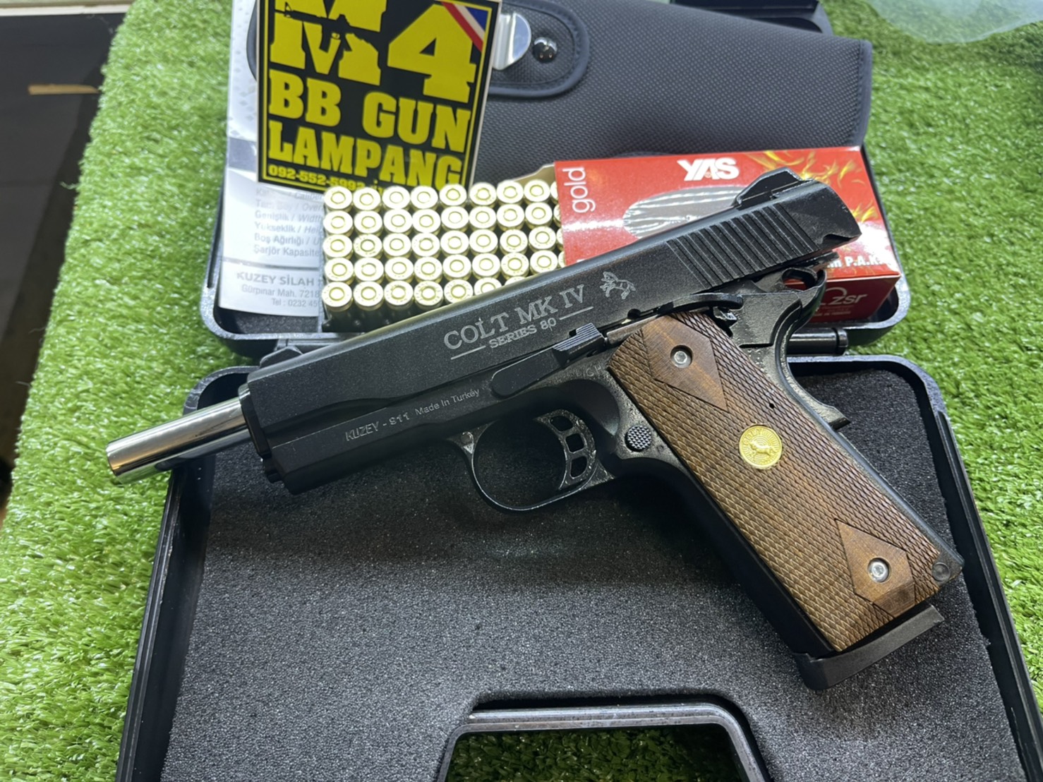 KUZEY M1911 ลาย Series 80 ลำกล้อง 5" ดำ