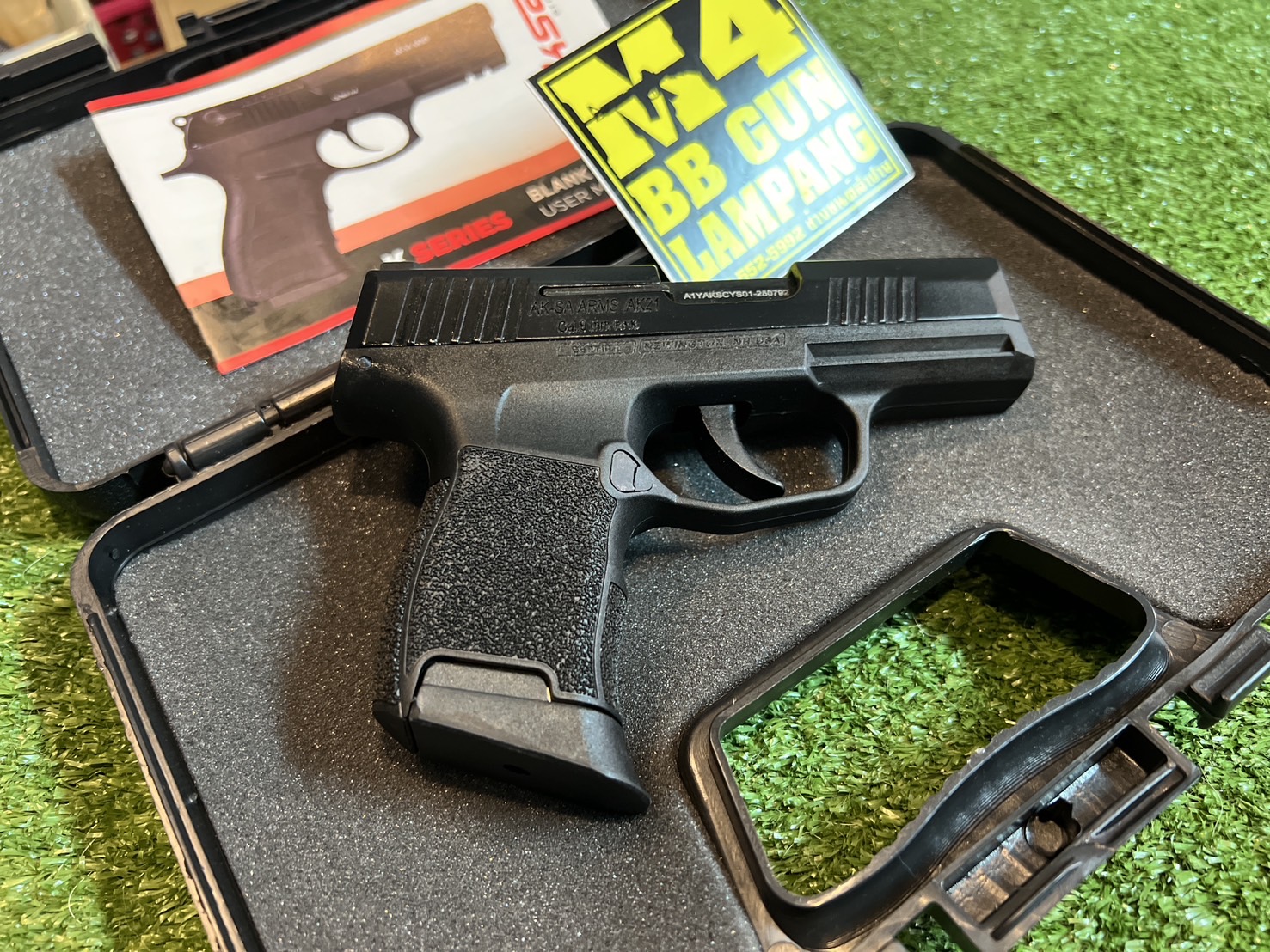 Aksa SIG SAUER P365 9mm. P.A.K. 2 แม็กกาซีน สีดำ