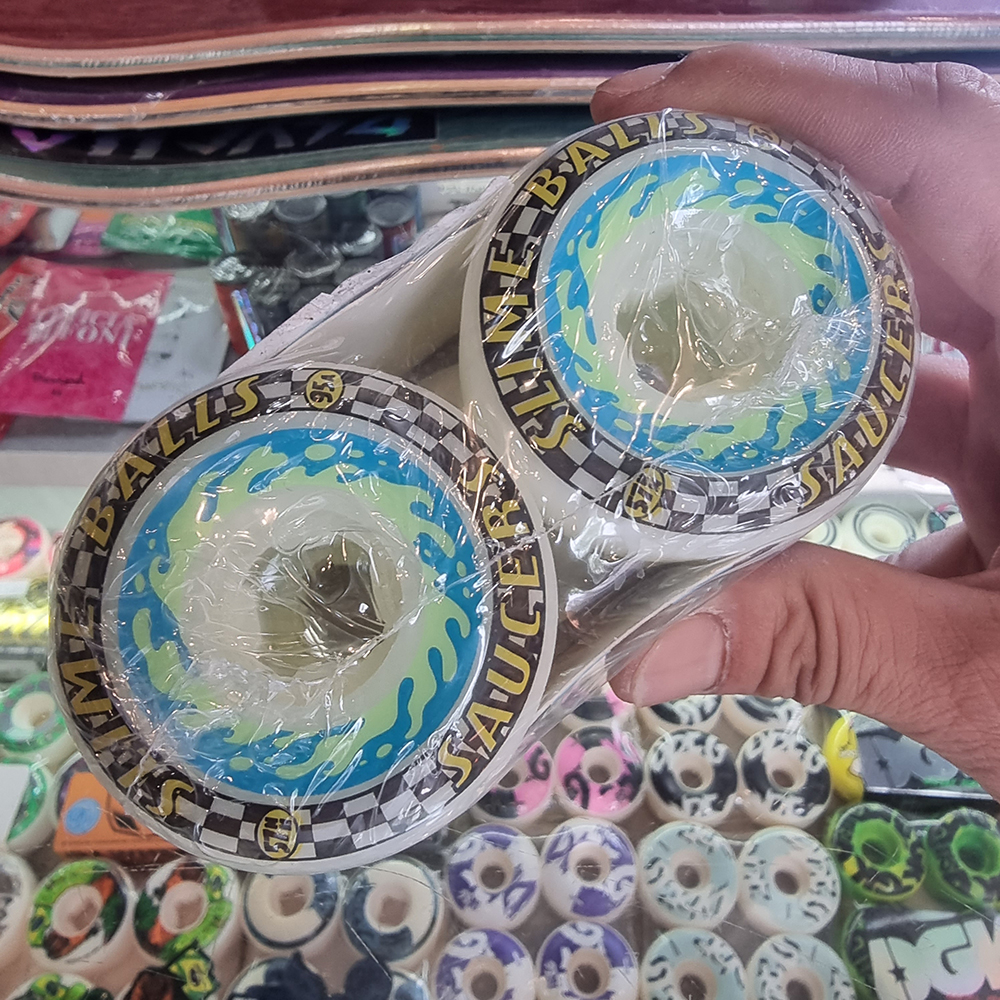 [0315] ล้อสเก็ตบอร์ด Slime Balls ขนาด 54-57mm แข็ง 95-99A แนว Street, Park, street surf