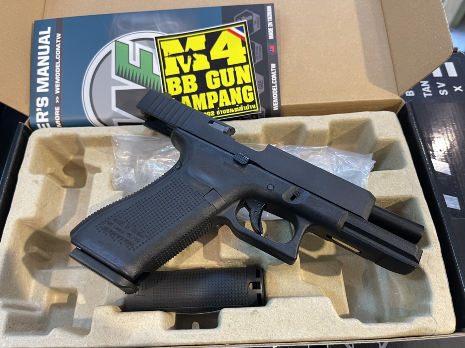 WE G17 Glock 17 Gen5 - สีดำ