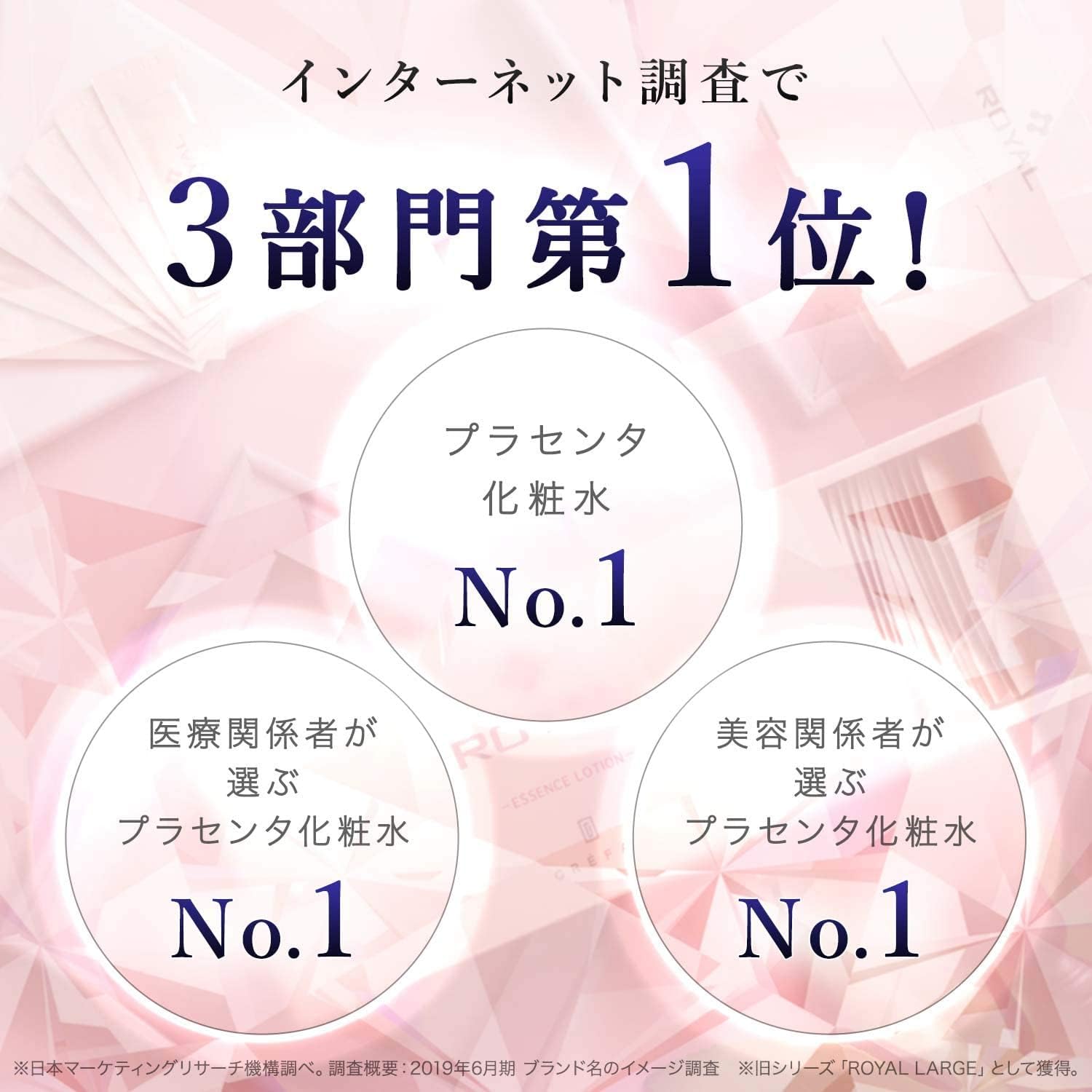 Grefas ROYAL Placenta Essence Lotion 10 packs, Made in Japan รับประกันแท้ สำเนา 0 กก.