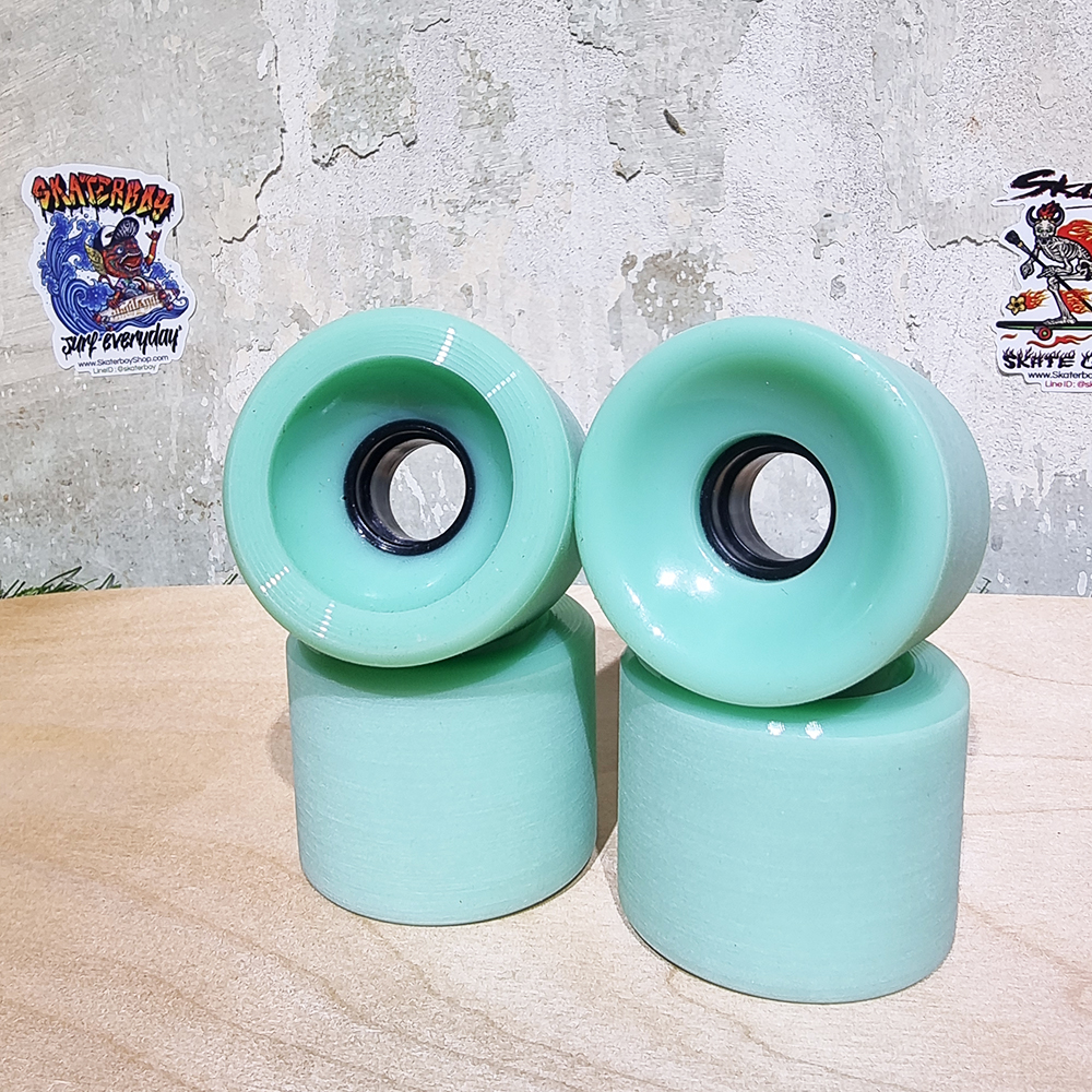 [0316] ล้อสเก็ตบอร์ด 65x50mm 80A เปิดหน้า หน้ากว้างเกาะถนน longboard surf skate