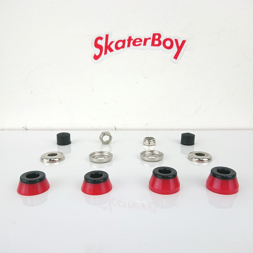 [0312] ลูกยางบูชชิ่ง S5 SM S7 สำหรับทรัค street skate คุณภาพดีจาก RareAnt ทรงกรวย4ชิ้น(pivot16mm)