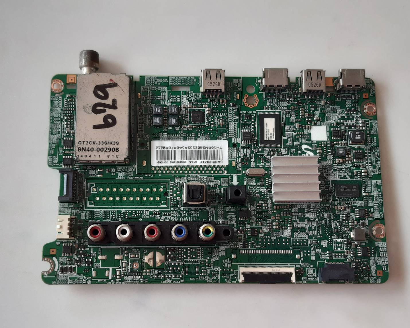 อันที่ 629 Samsung UA40H5100 ซีสเตร็ม BN41-02098 BN94-07139 ดีเทสแล้ว