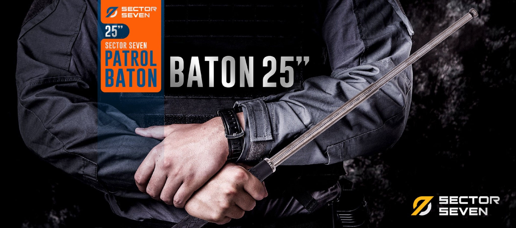 ดิ้วกระแทก 25" Sector seven (ด้ามยาง) (K0180)