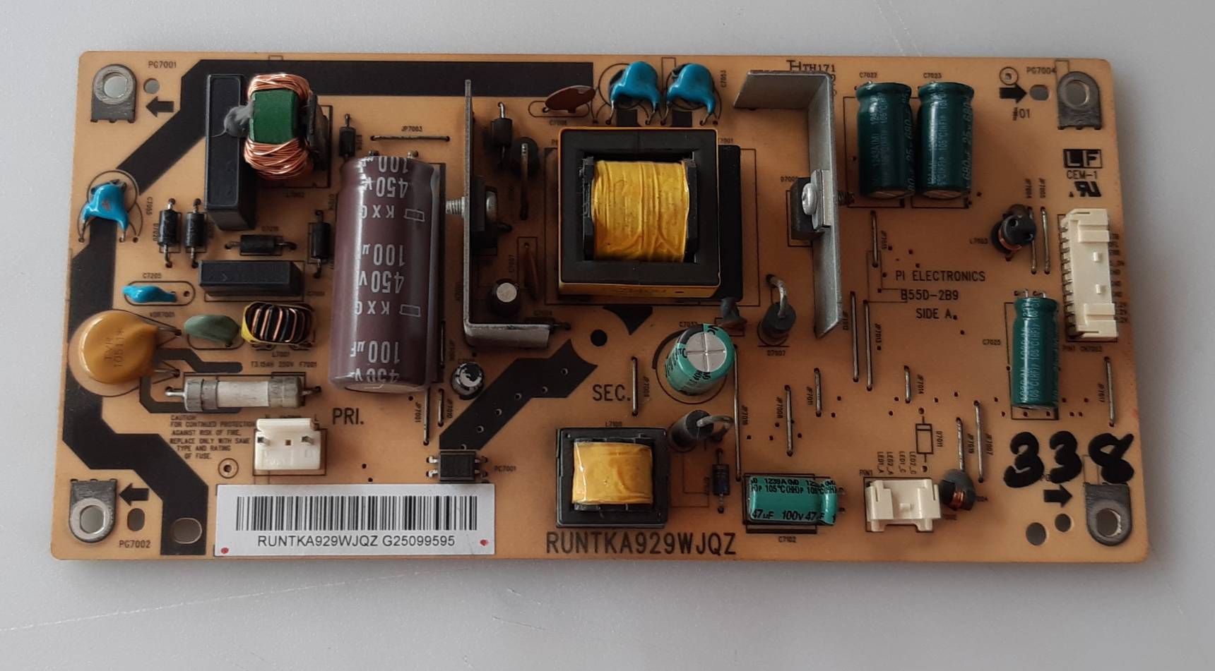 อันที่ 338 SHARP LC-32LE240M ซัฟฟลาย RUNTKA929WJQZ ดีเทสแล้ว