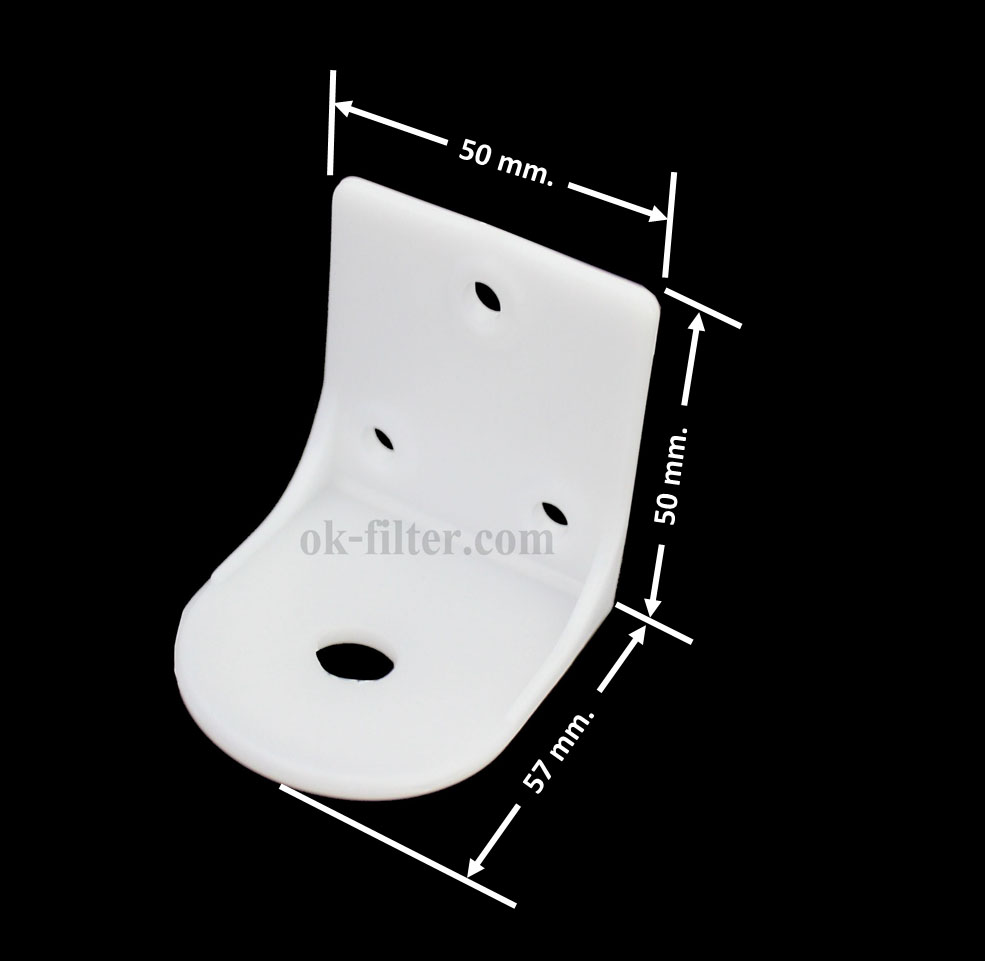 ฉากยึดก๊อกน้ำเครื่องกรองน้ำ พลาสติก (ไม่รวมน็อตยึด)