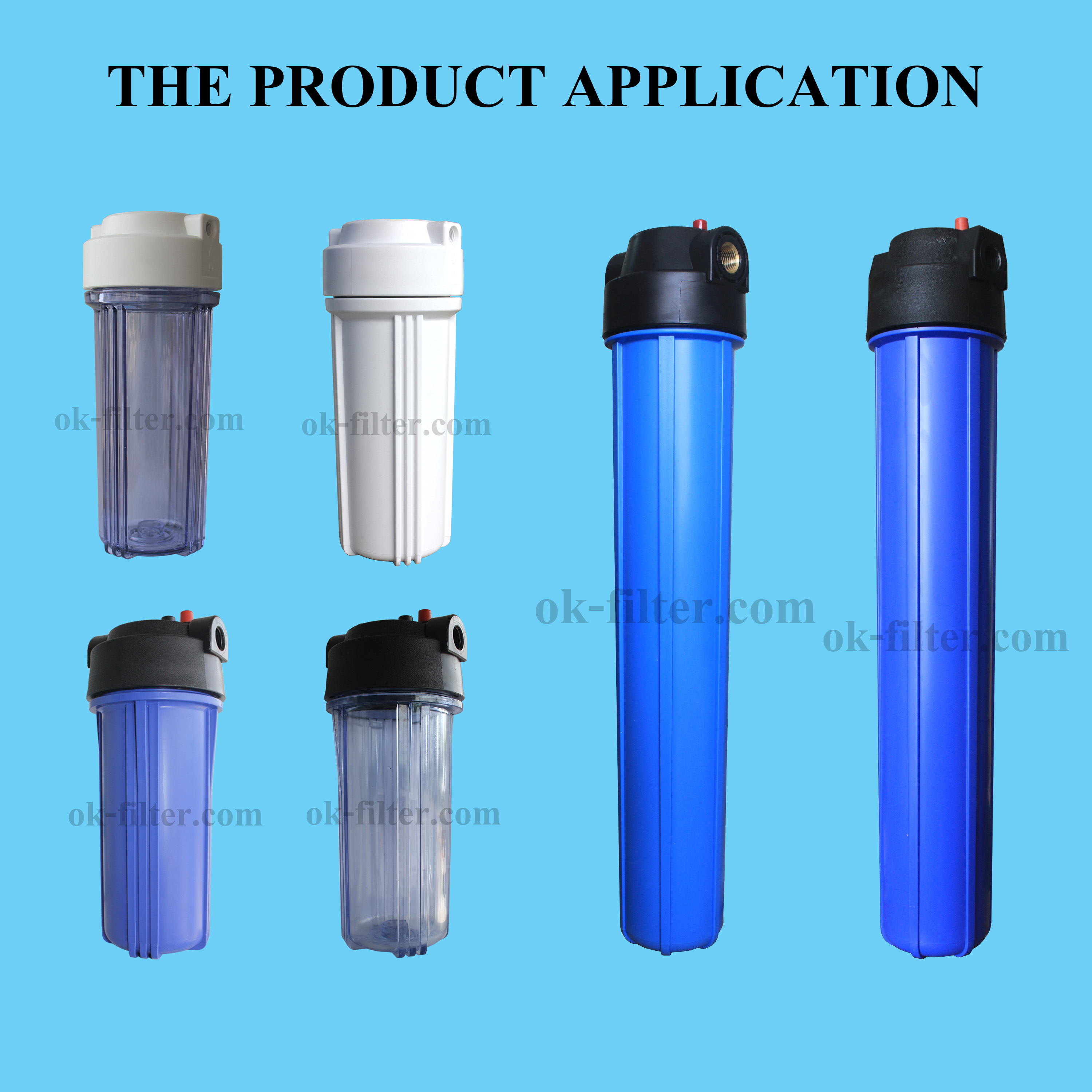 ฉากยึดกระบอกกรองน้ำ Housing 10, 20 นิ้ว (ไม่รวมน็อตยึด)