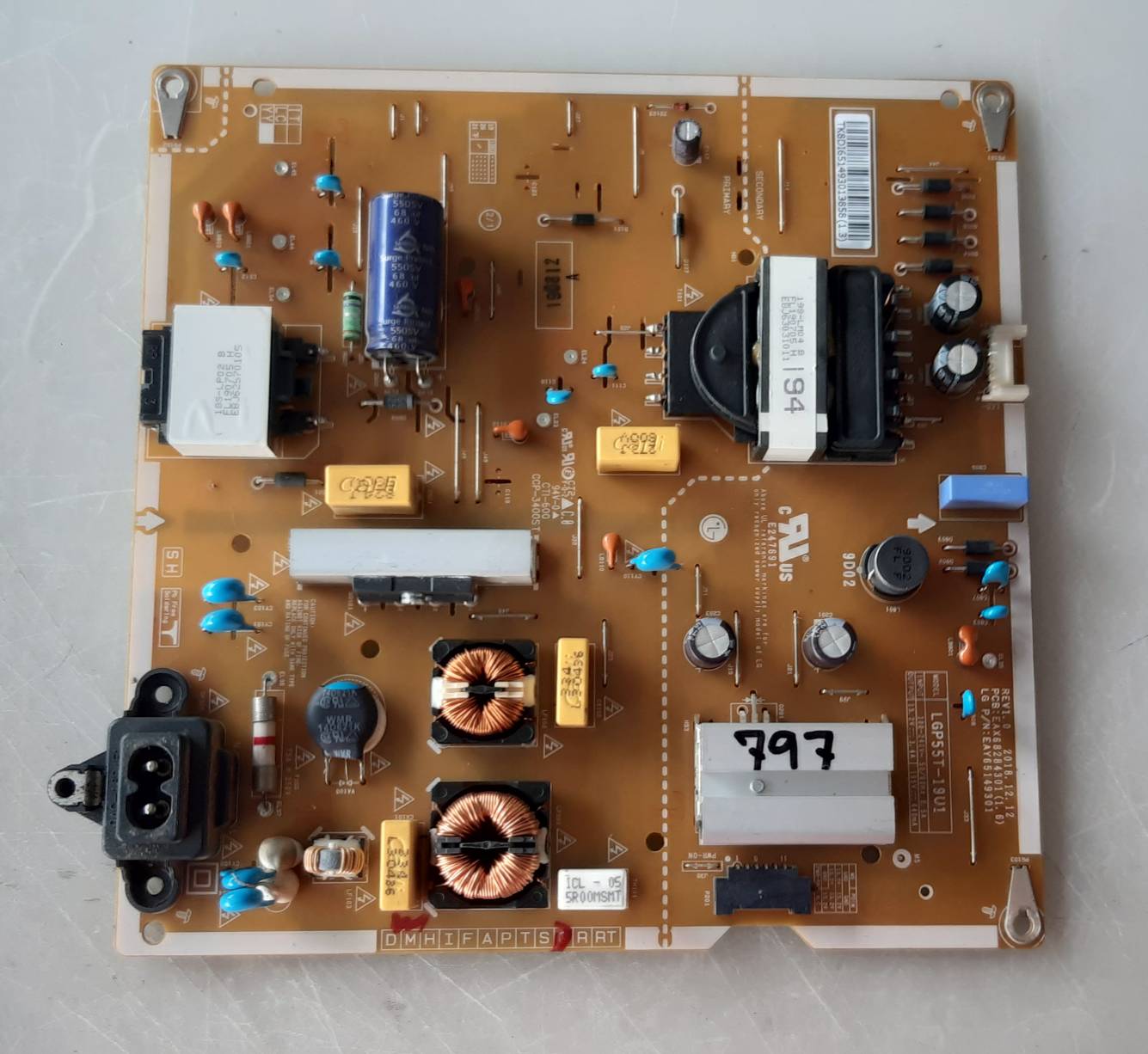 อันที่ 797 LG 55UM7290PTD ซัฟฟลาย EAX68284301 EAY65149301 ดีเทสแล้ว