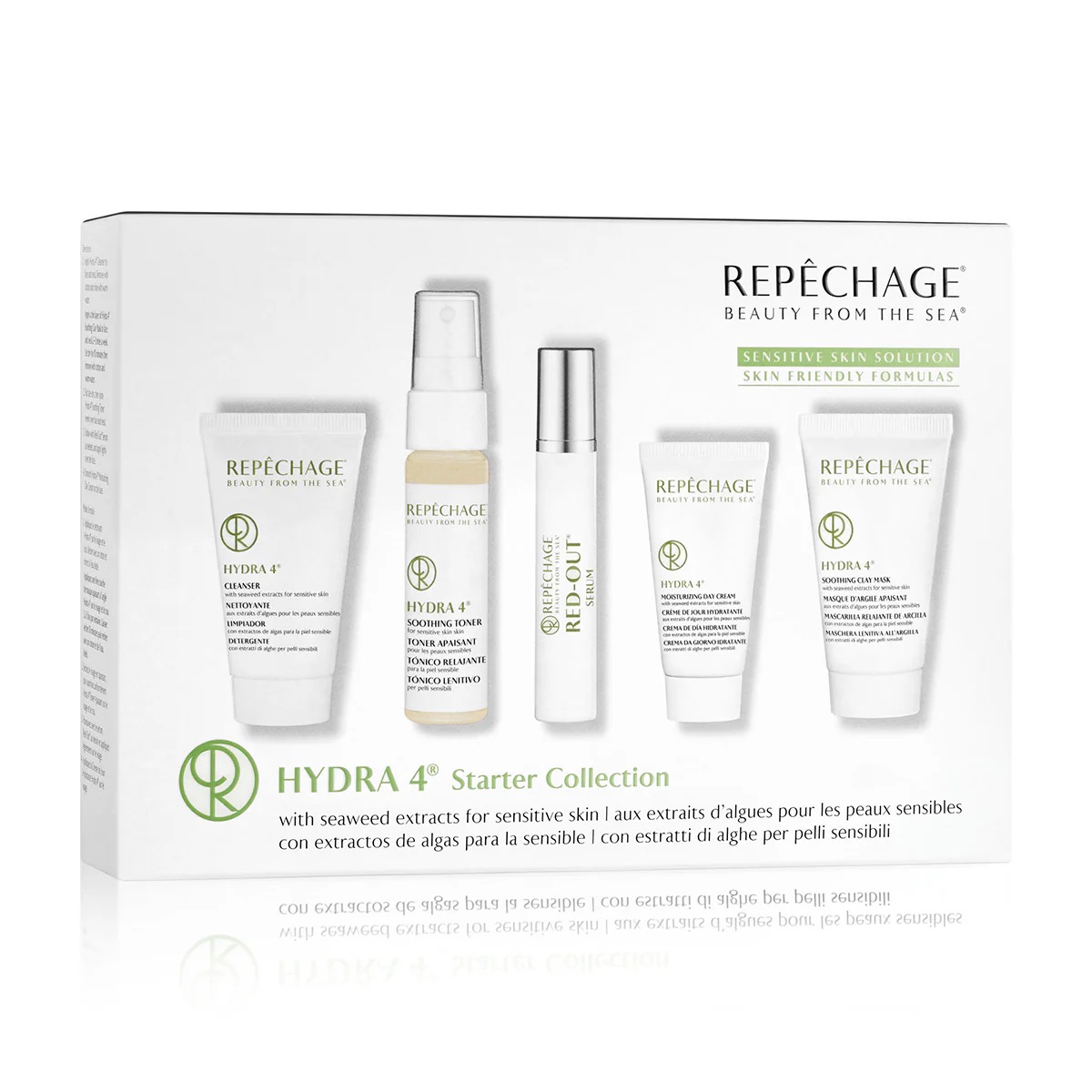 Repechage Hydra 4 Starter Collection เซ็ททดลอง Hydra 4 สำหรับผิวบอบบาง แพ้ง่าย รวมถึงผิวแห้ง 0 กก.