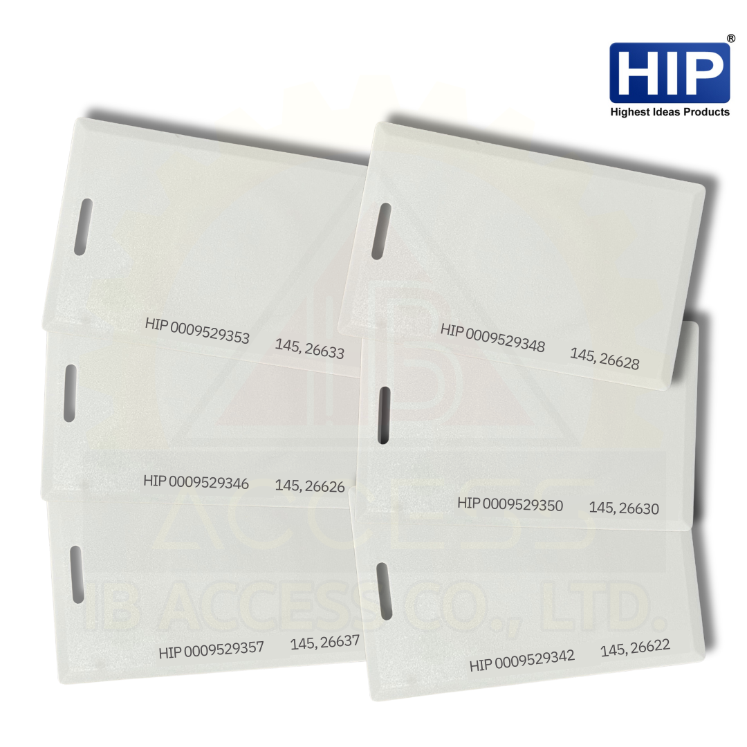 บัตรคีย์การ์ด Proximity Card แบบหนา 1.8 mm. ยี่ห้อ HIP (ไม่เรียงเลข) ไม่มีขั้นต่ำ