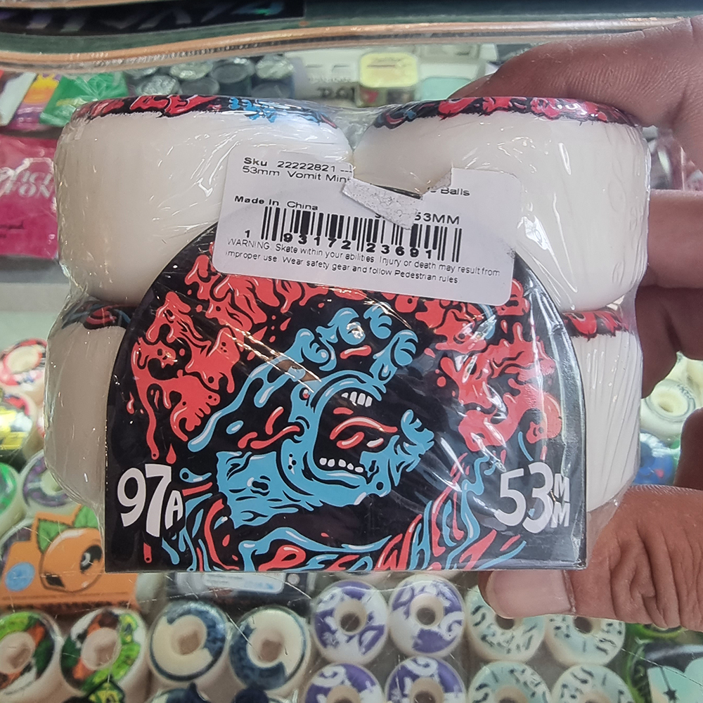 [0315] ล้อสเก็ตบอร์ด Slime Balls ขนาด 54-57mm แข็ง 95-99A แนว Street, Park, street surf