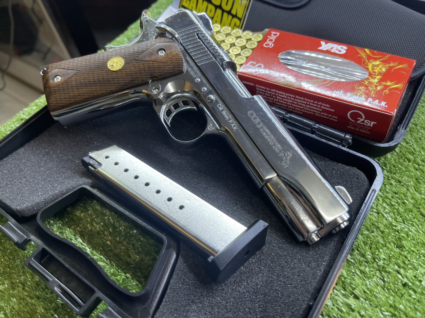 KUZEY M1911 ลาย Series 80 ลำกล้อง 5" เงินเงา