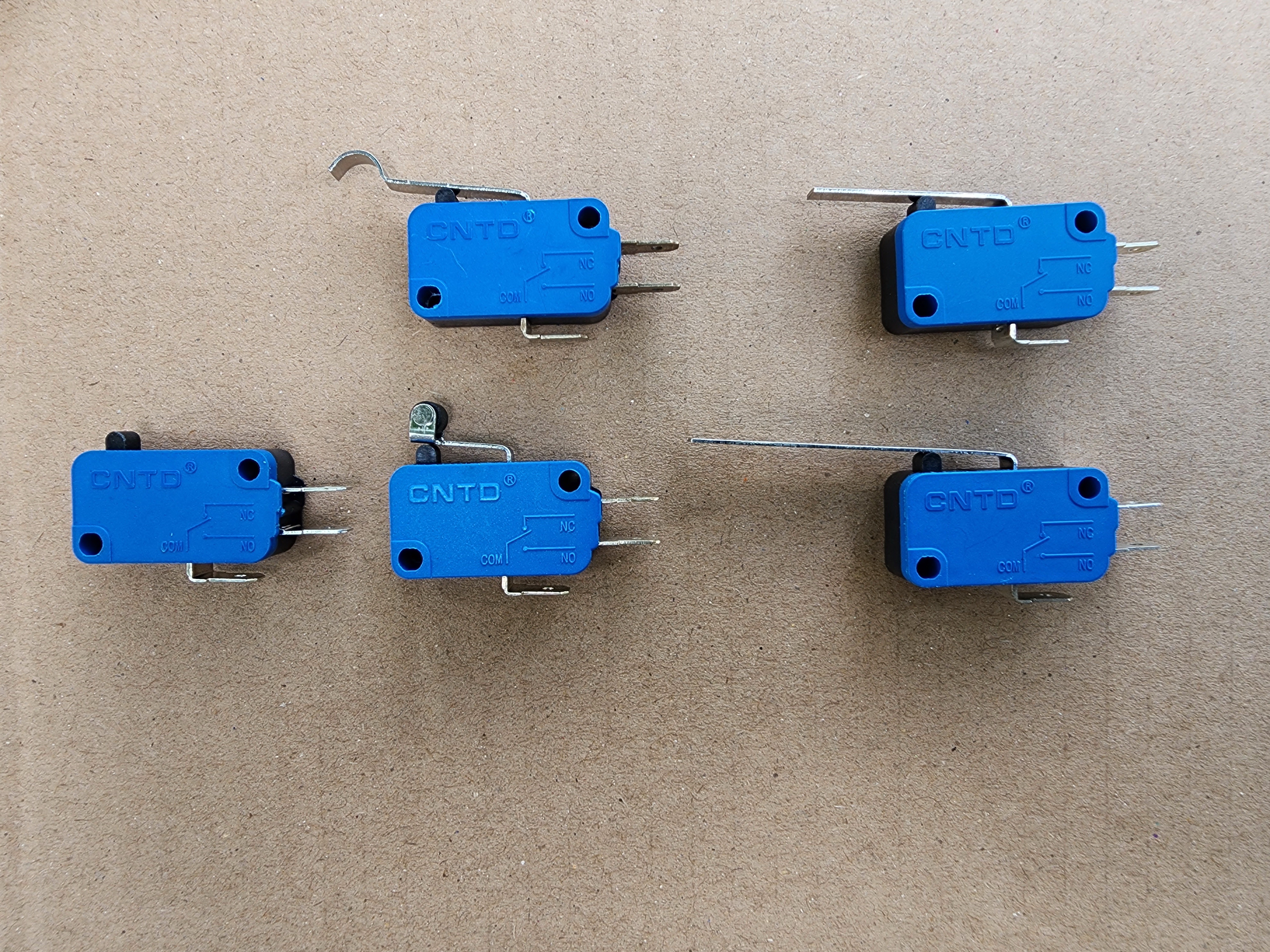 ลิมิตสวิตช์ แบบต่างๆ