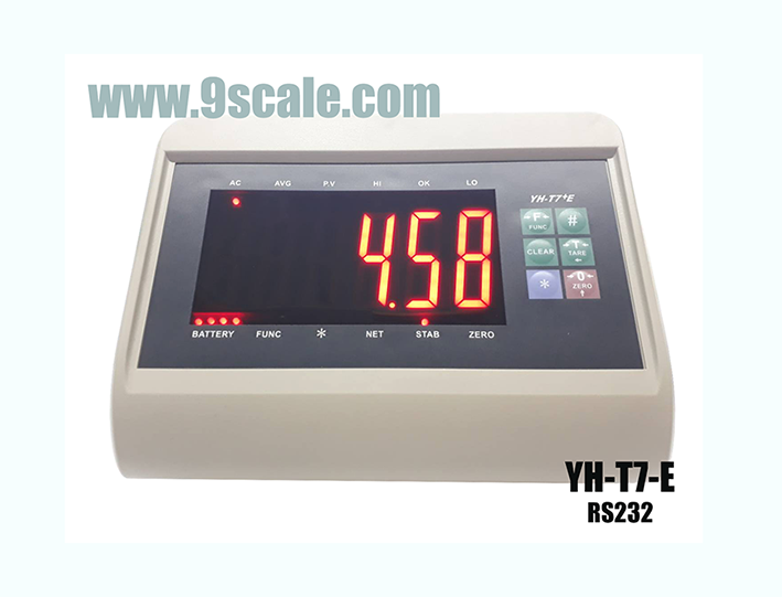 จอแสดงน้ำหนัก รุ่น T7-E จอแสดงผล ตัวเลขมีขนาดใหญ่
