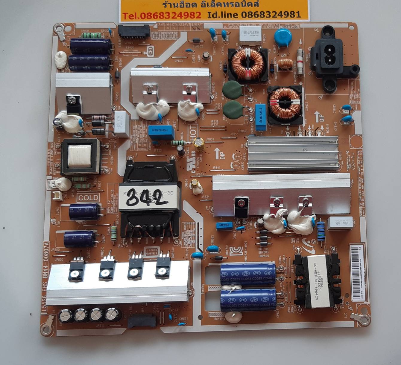 อันที่ 342 Samsung UA55KU6000K ซัฟฟลาย BN44-00807A ดีเทสแล้ว