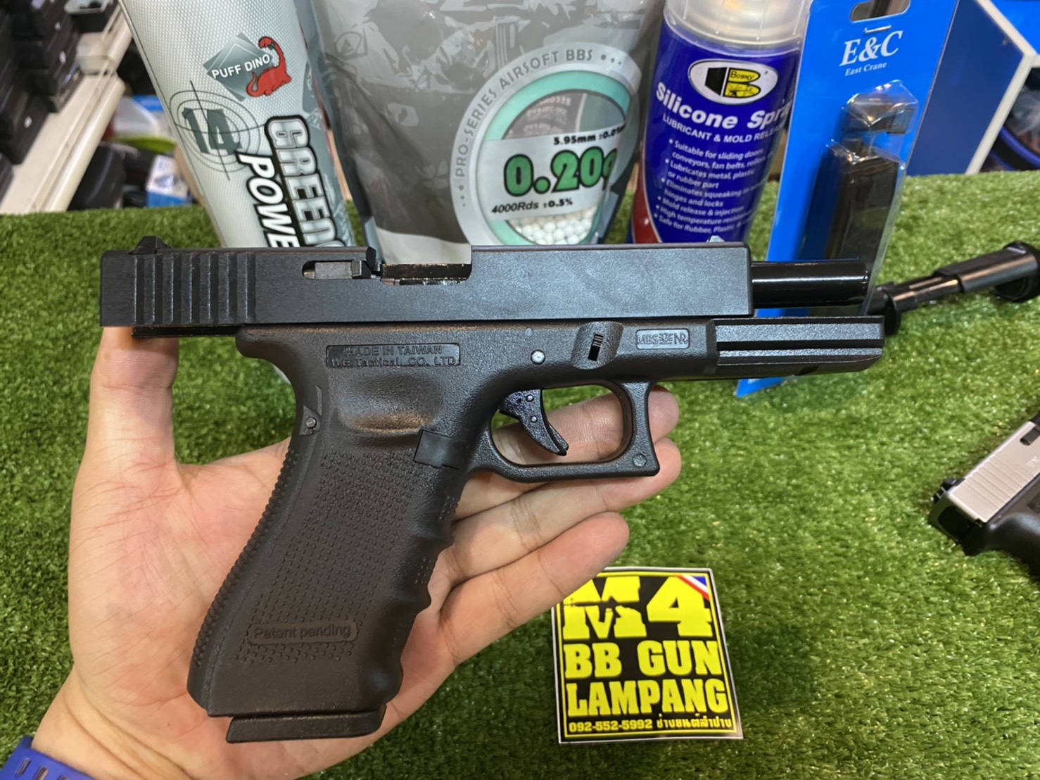 WE G17 Glock 17 Gen4 - สีดำ