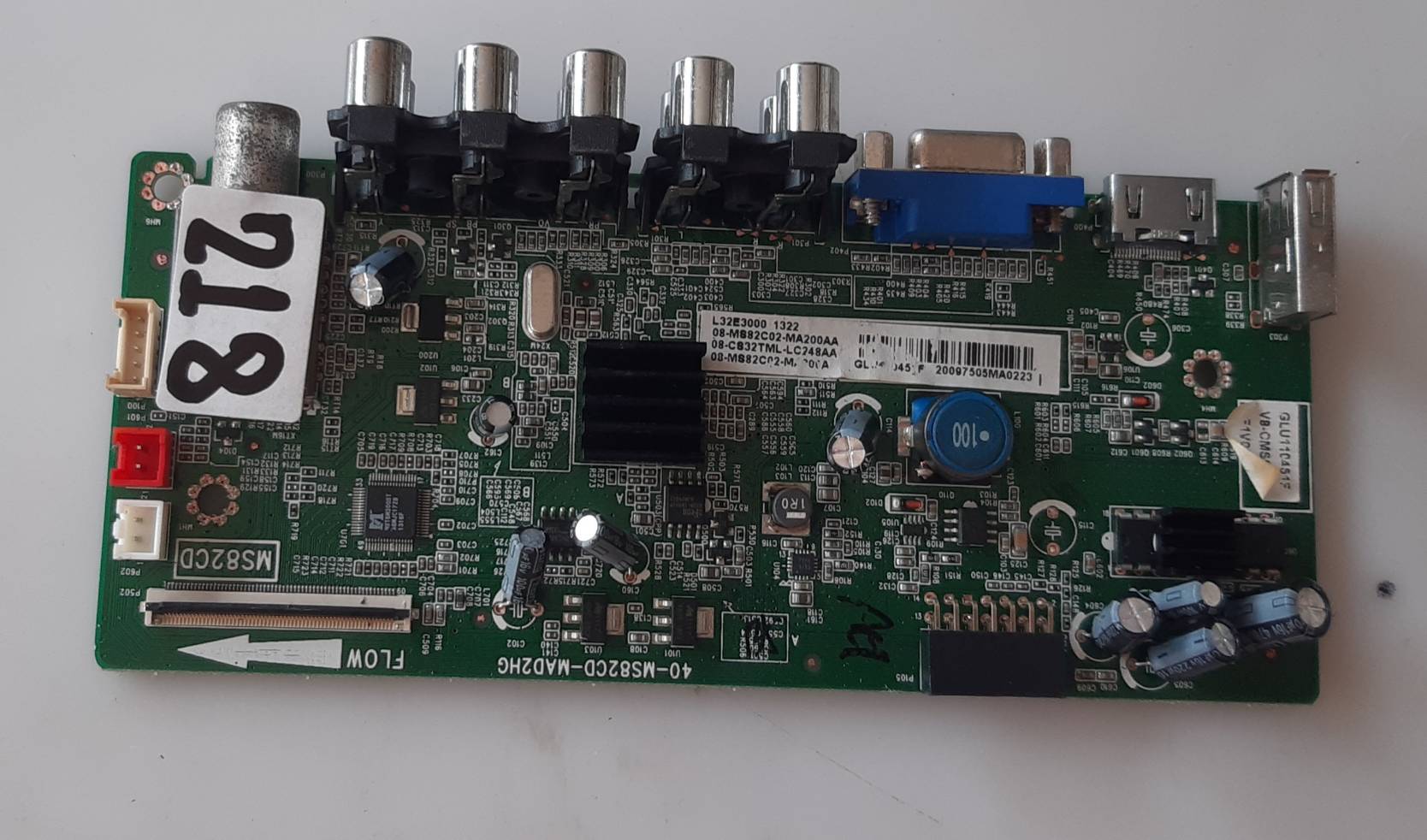 อันที่ 218 TCL L32P31ED ซีสเตร็ม 40-MS82CD-MAD2HG ดีเทสแล้ว