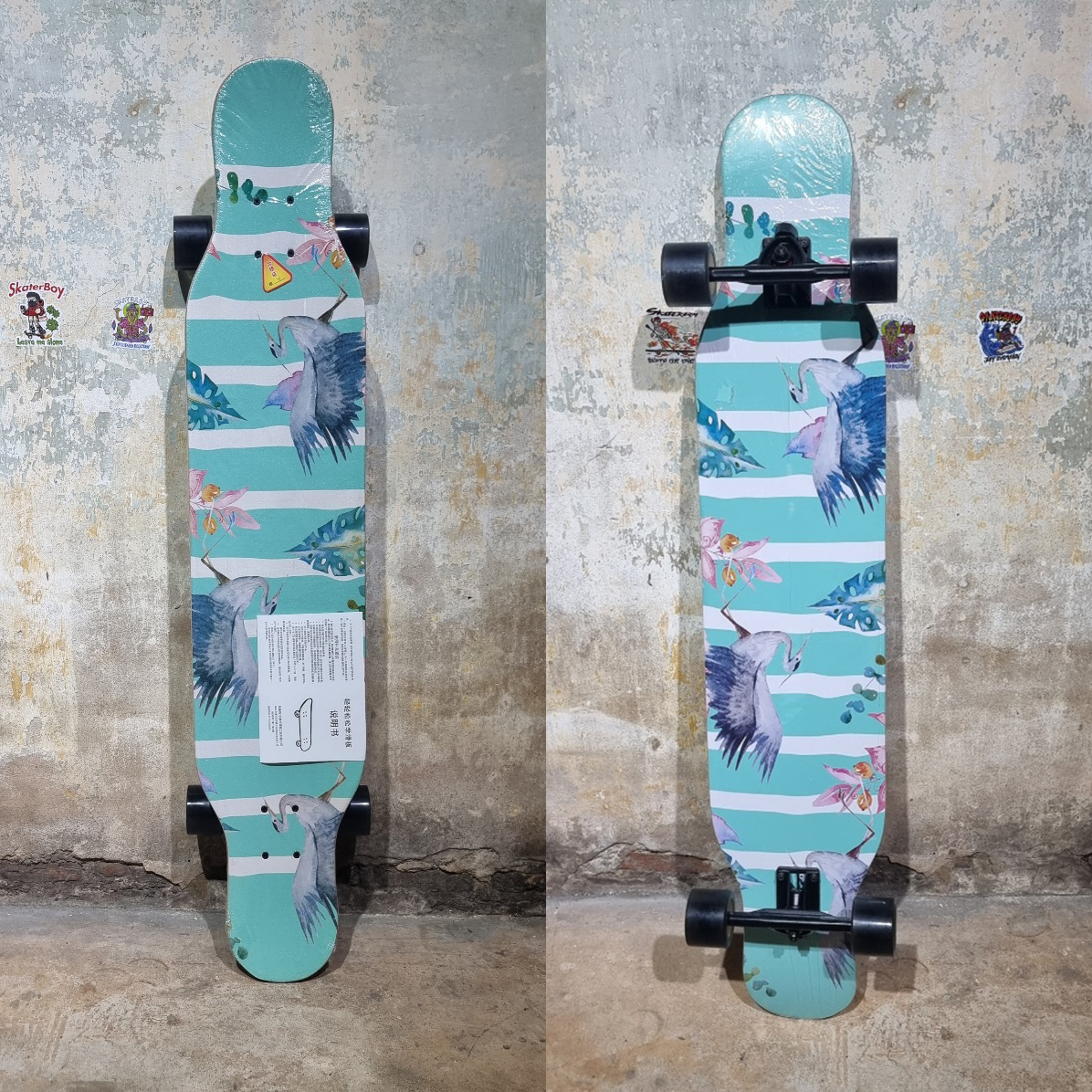0202 สเก็ตบอร์ด longboard ขนาด 107x23cm