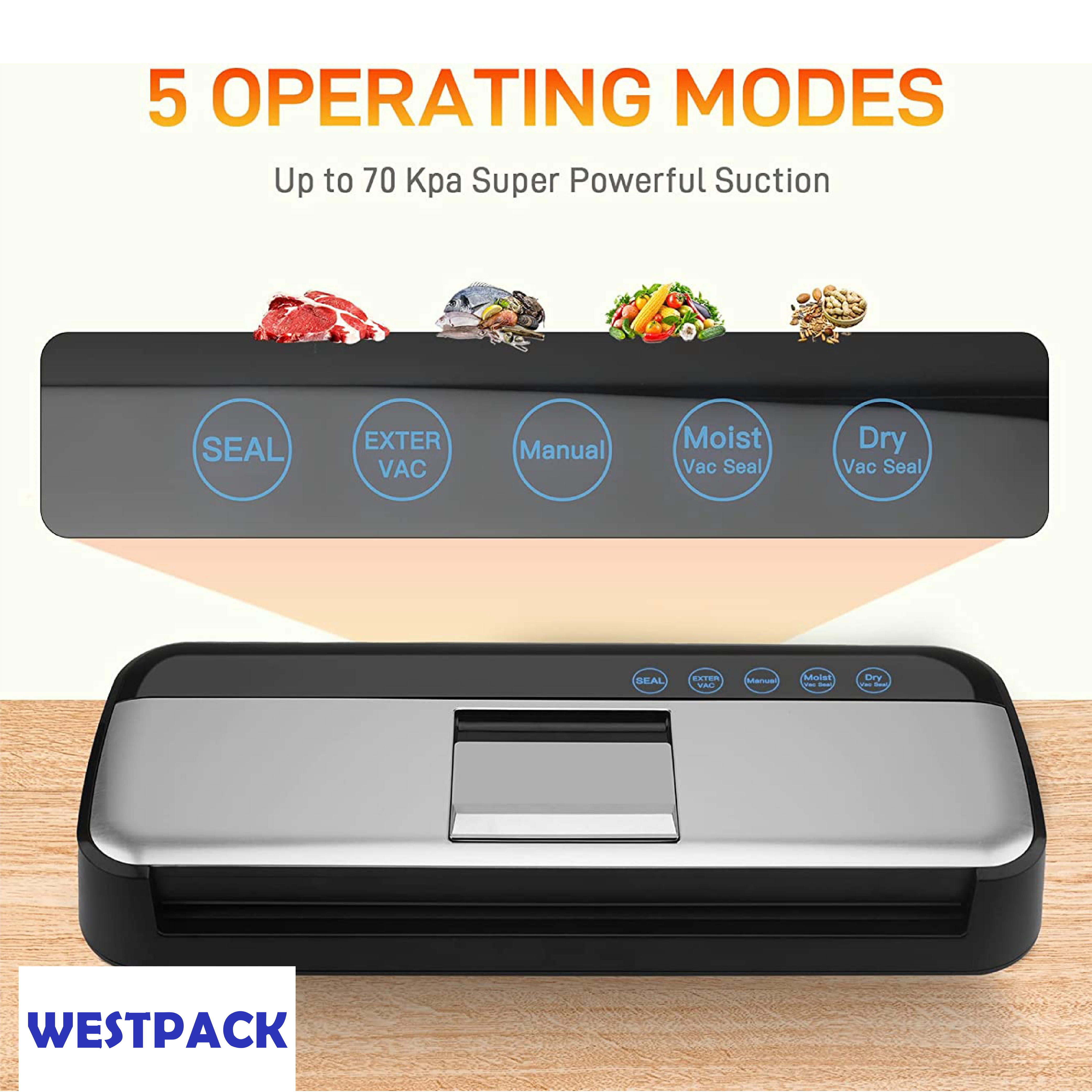 เครื่องซีลสูญญากาศ WESTPACK รุ่น Automatic 18