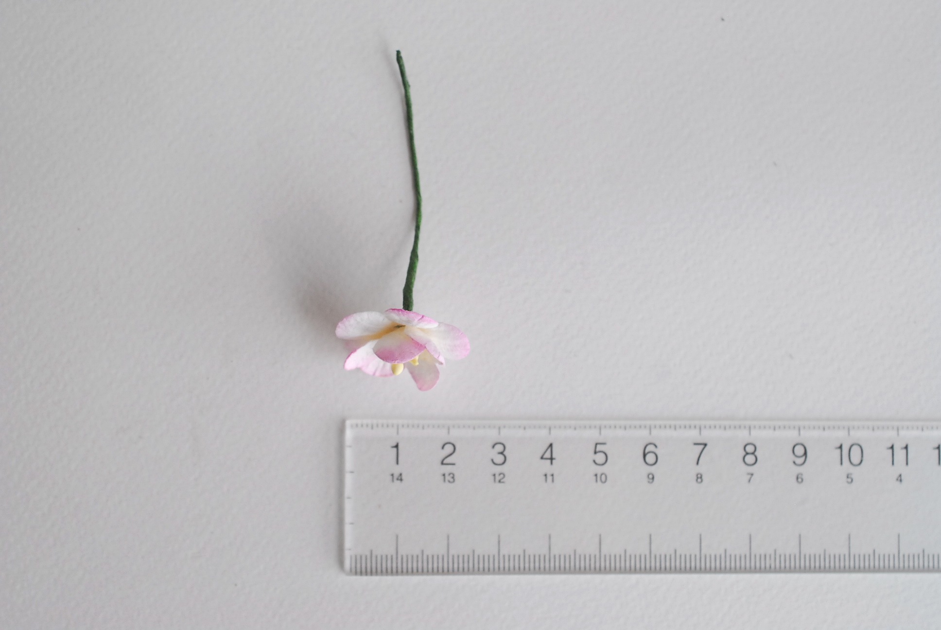 ดอกไม้กระดาษสา ดอกซากุระกระดาษ ดอกไม้กระดาษสาราคาส่ง ดอกไม้กระดาษสำหรับตกแต่งของชำร่วย งานแต่งงาน ทำช่อดอกไม้ติดอกเจ้าบ่าว ข้อมือดอกไม้เจ้าสาว ขนาด2.5 cm. 50 ดอก สีชมพูปัด Paper flowers supplies: DIY wedding tools Cherry blossom (Sakura) 50 pcs. size 2.5