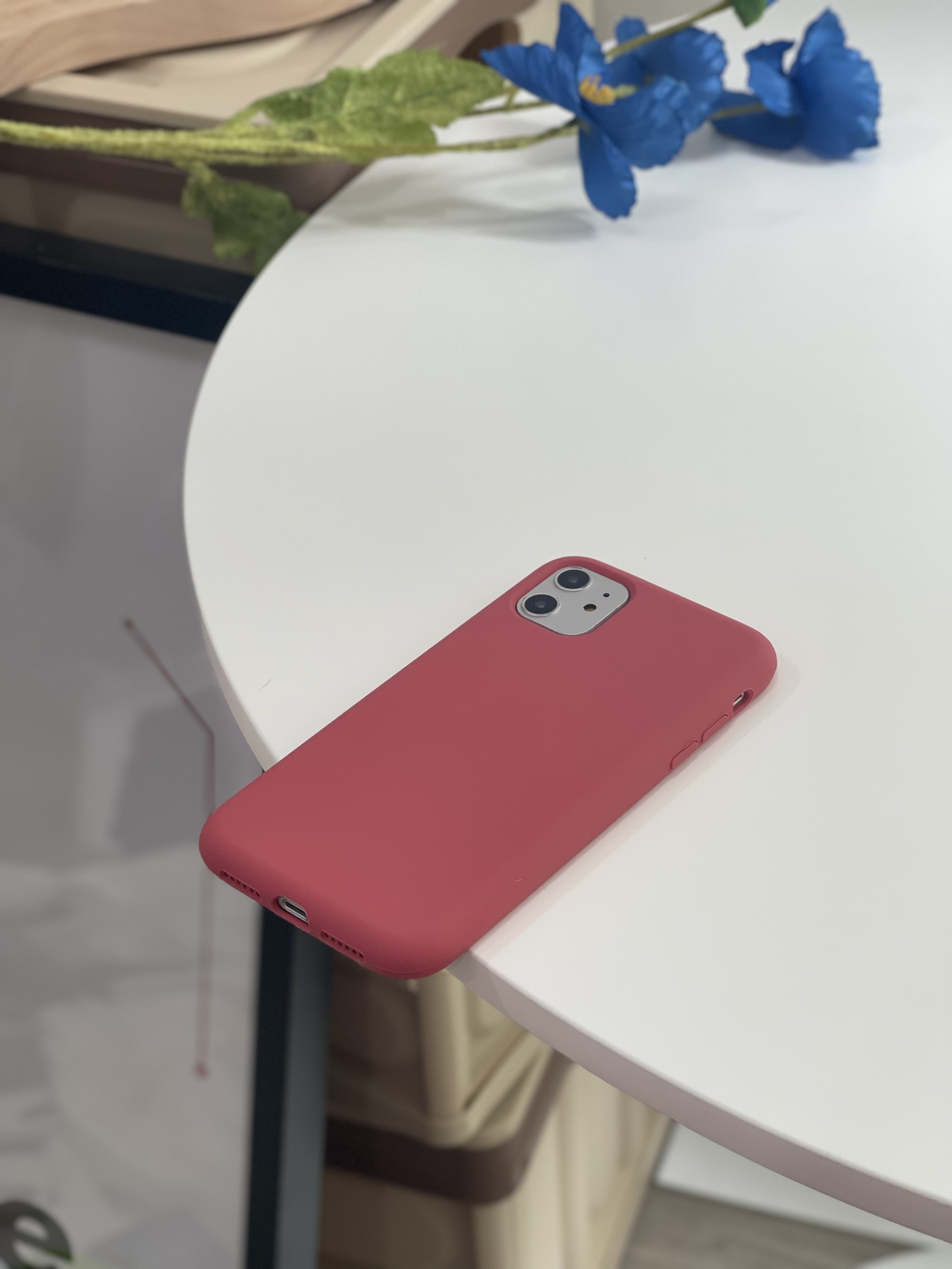 Silicone Case (raspberry colors)