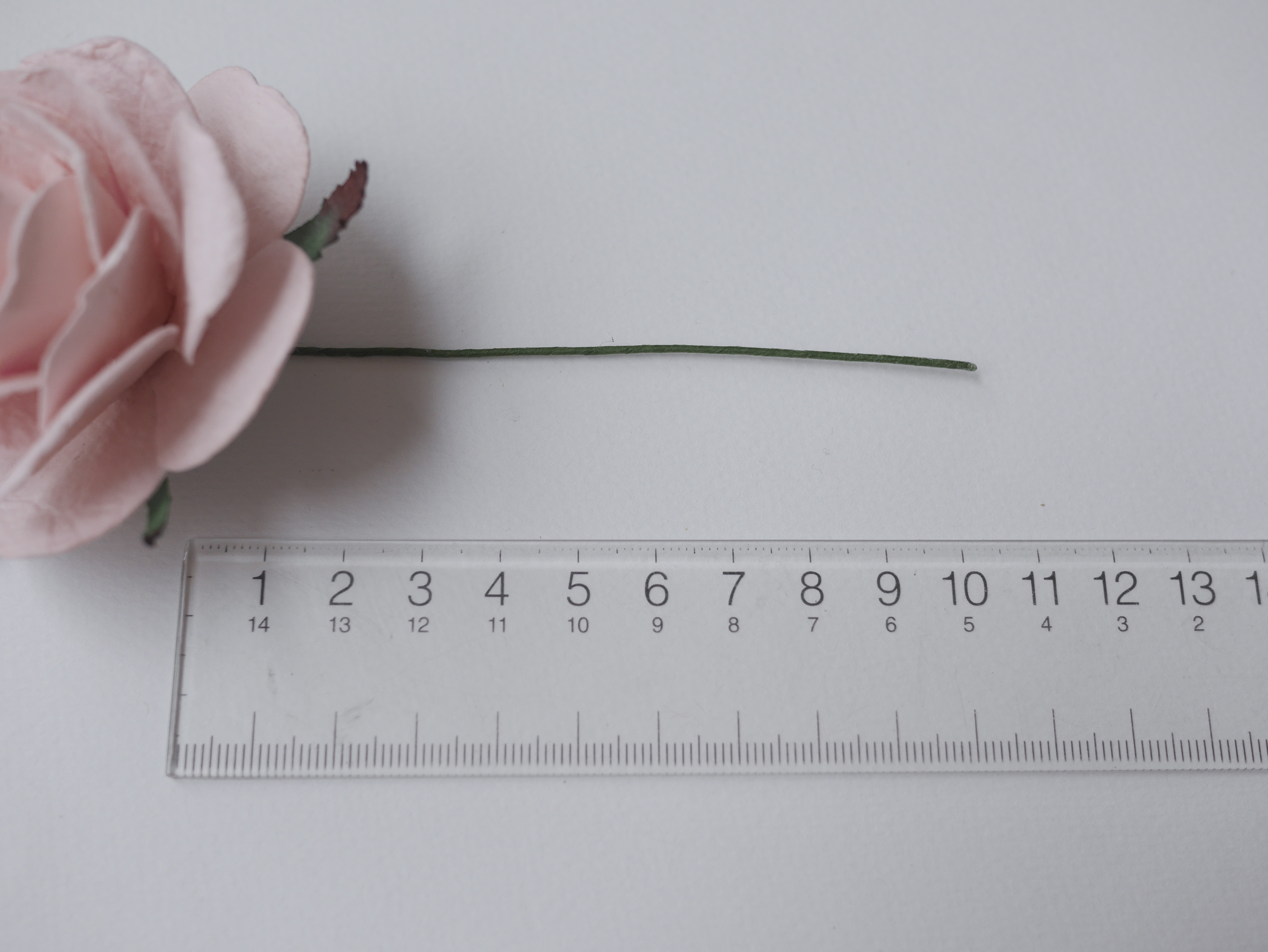 ดอกไม้กระดาษสา ดอกไม้กุหลาบกระดาษ ดอกกุหลาบกระดาษ ขนาด 6.5 cm., สำหรับของชำร่วย, งานแต่งงาน, สีชมพูอ่อน Paper flower,10 Pieces mulberry rose, 6.5 cm. soft pink color