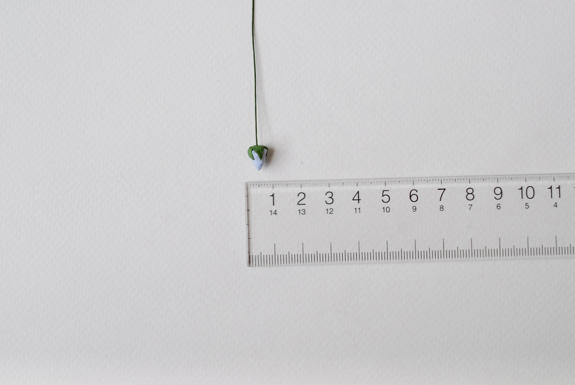 ดอกไม้กระดาษสา ดอกไม้กระดาษสา จตุจักร งานประดิษฐ์ ดอกไม้ทำข้อมือเพื่อนเจ้าสาว แต่งงาน, ดอกกุหลาบตูม 50 ดอก สีน้ำเงินตุ่น ขนาด 0.8 x 0.8 cm. paper flowers, budding roses flower 1.5x1.5 cm. 50 pieces. pale blue color.