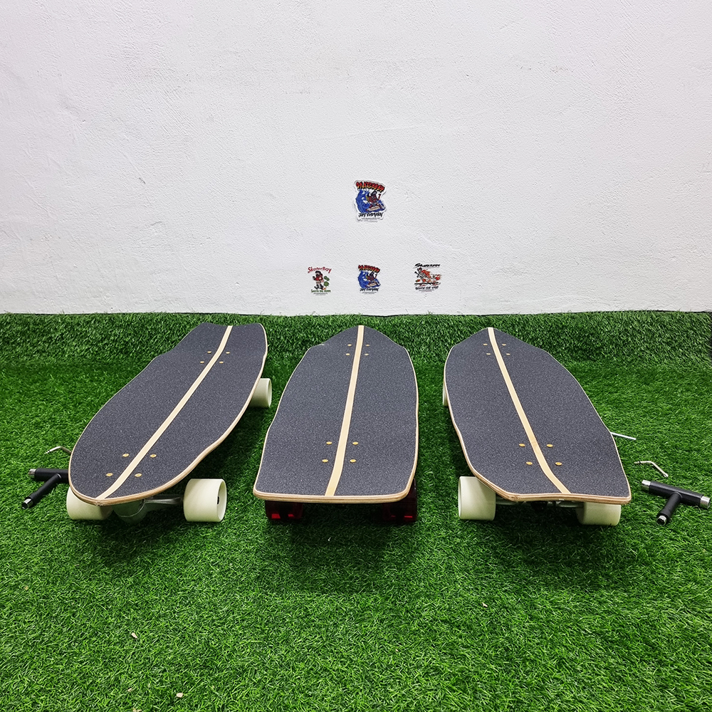 0202 Surf skate RareAnt บอร์ด 30.5x9.5 นิ้ว ทรัค CX7 ล้อ 65mm เซิร์ฟสเก็ตแผ่นกว้างยืนง่าย