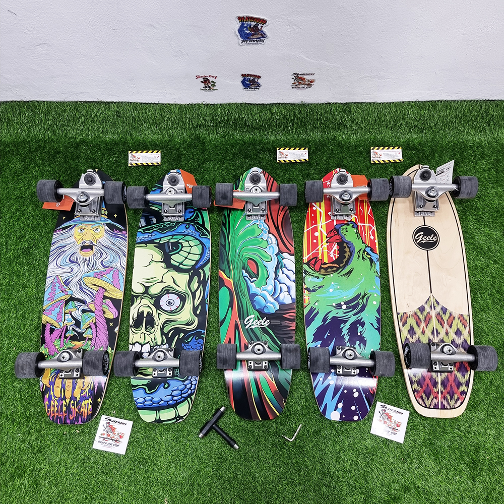 0202 Surfskate เซิร์ฟสเก็ต ขนาด 30" ทรัค V7 อะแดปเตอร์ บูชชิ่ง เล่นง่าย