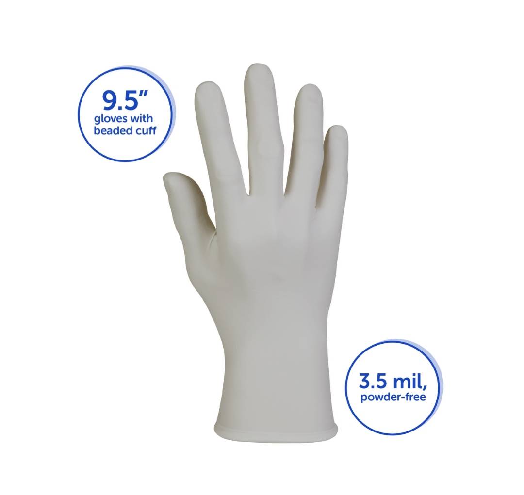 [ยกลัง 10 กล่อง] SIL40 ถุงมือไนไตรซิลเวอร์ ยาว 9.5 นิ้ว หนา 3 มิล หนัก 3.5-4 กรัม (100ชิ้น/กล่อง) แบรนด์ ดูราเซฟ